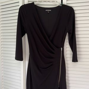 EUC Express body hugging wrap dress